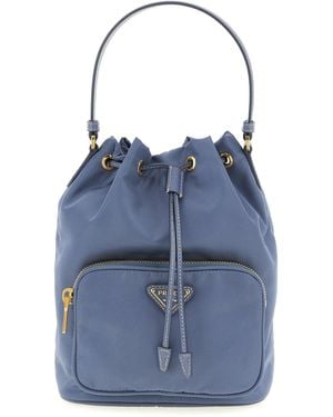 Prada Duet' Bucket Bag - Blue