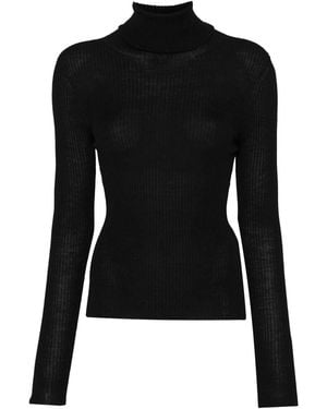 Roberto Collina Pullover Dolcevita - Black
