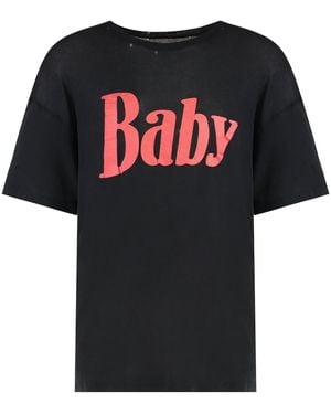 ERL Cotton Crew-Neck T-Shirt - Black
