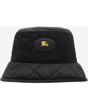 Burberry Bucket Hat Horseshoe-Quilted - Black