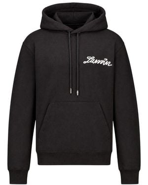 Lanvin Petit Logo Hoodie - Black