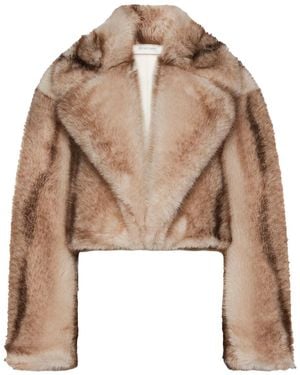 Sportmax Giacca Ecofur - Brown
