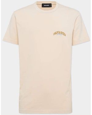 DSquared² Cotton T-Shirt - Natural