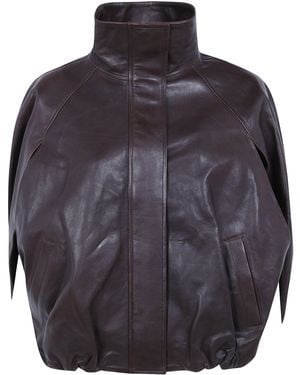 Jonathan Simkhai "Jada" Cape Jacket - Gray