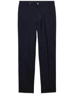 Prada Virgin Wool Pants - Blue