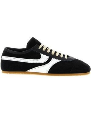 Dries Van Noten Suede Sneakers - Black