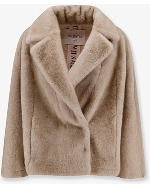 VALENTINI 1972 Faux Fur Jacket - Natural