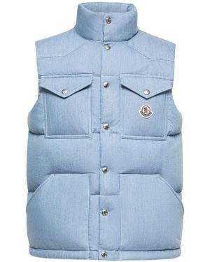 Moncler Pastel Padded Vest - Blue