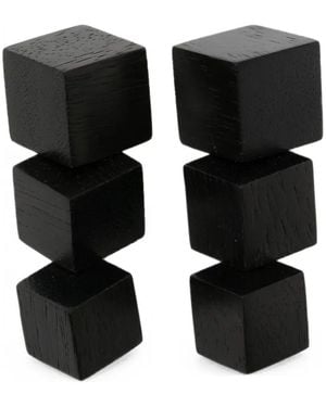 Monies "Ignis" Earrings - Black