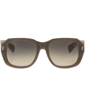 Brunello Cucinelli Acetate Sunglasses With Gradient Lenses - Gray