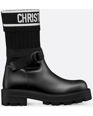 Dior "D-Major" Ankle Boots - Black