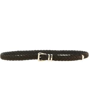 Brunello Cucinelli Bull Skin Belt - Black