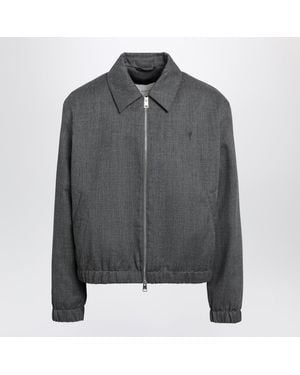 Ami Paris Carbon Padded Jacket - Gray
