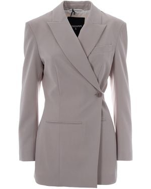 Patrizia Pepe Stylish Mini Jacket - Gray