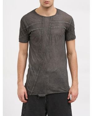 MD75 Cotton Crew Neck T-Shirt - Gray