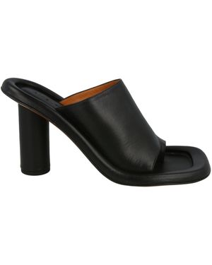 Ambush Leather Cushion Mule - Black