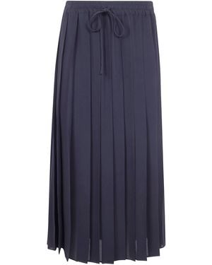 Mantu Midi Skirt - Blue