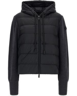 Moncler Padded Cardigan - Black