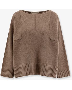 THE 73 Virgin Wool Sweater - Brown