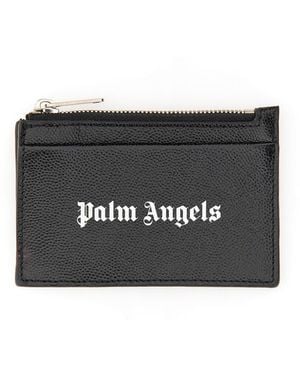 Palm Angels Caviar Card Holder - Black