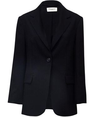 Weekend by Maxmara Single-Breasted Blazer - Blue