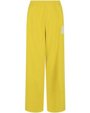 Balenciaga Sample Sticker Baggy Sweatpants - Yellow