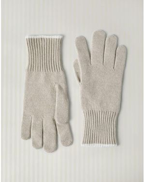 Brunello Cucinelli Light Wool Gloves - Gray