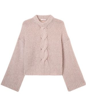 Fedeli "Diaspro" Crewneck Sweater - Pink