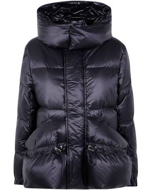 Sacai Hooded Short Padded Puffer Jacket - Blue