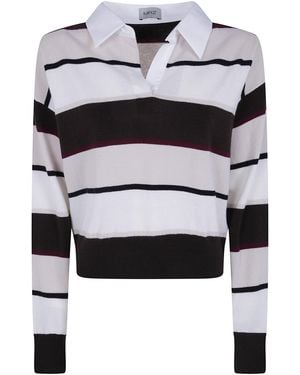 Mrz Oversized Long Sleeves Polo Neck Sweater - Brown