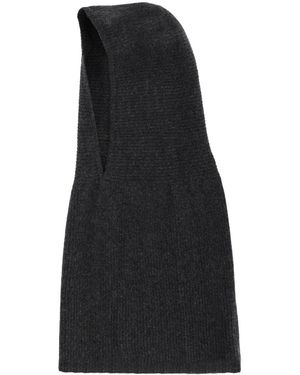 Alysi Knitted Hood - Black