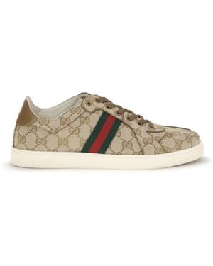 Gucci Sneakers Stretch Gg Fabric - Multicolor