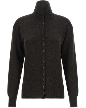 Lemaire Button Cardigan - Black