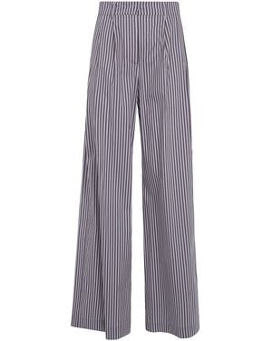 DR. HOPE Wide Leg Pince Pants - Gray