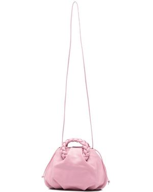 Hereu Bombon Leather Handbag - Pink