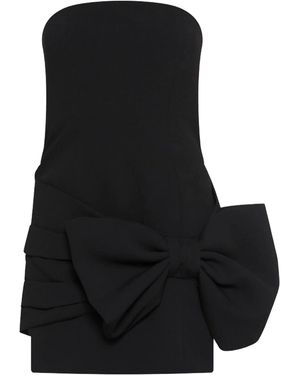 Marella Editore Strapless Mini Bow Dress - Black