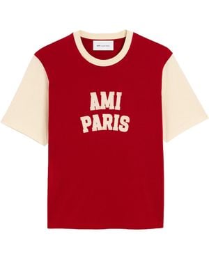 Ami Paris T-Shirt Ami - Red