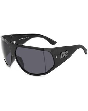 DSquared² Wrap Sunglasses - Black