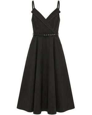 Nissa Day Dress - Black