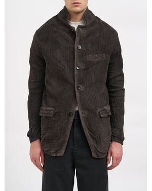 Giorgio Brato Perforated Lamb Jacket - Black