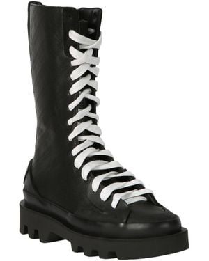 Givenchy Clapham Combat Boots - Black