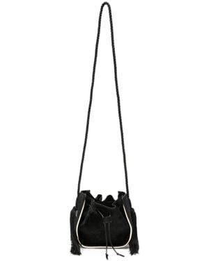 forte_forte My Pepita Leather Bucket Bag - Black