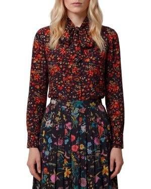 Gucci Printed Silk Shirt - Red
