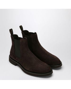 Doucal's Suede Ankle Boots - Black