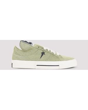 CONVERSE X DRKSHDW Acid Onestr Calf Hair Sneakers - Green