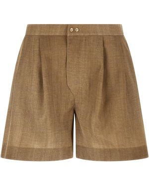 Ermanno Scervino Marocain Shorts - Natural