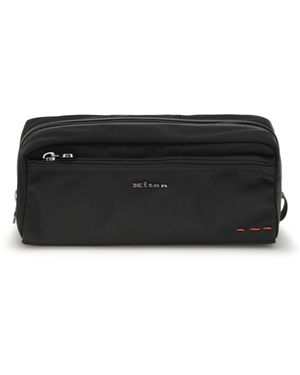 Kiton Nylon Beauty Case Nero - Black
