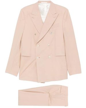 Caruso Wool Suit - Pink