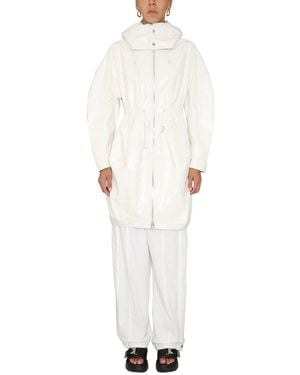 Bottega Veneta Hooded Parka - White