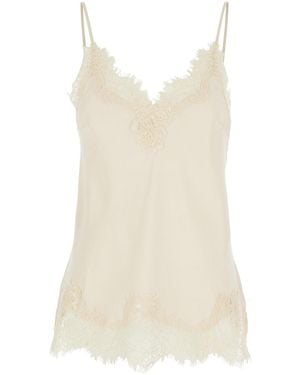 Gold Hawk Dress Coco Silk - White